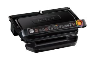 Barbecue Tefal GC722834, Optigrill+ XL Black, 800cm2 cooking surface, automatic cooking sensor, 9 automatic programs, 4 adjustable temp., cooking level indicator, non-stick die-cast alum. Plates