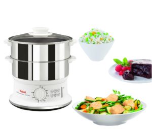 Уред за готвене на пара Tefal VC145130, Convenient series white