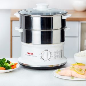 Уред за готвене на пара Tefal VC145130, Convenient series white