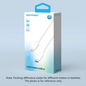 Vention кабел Cable USB 2.0 Type-C to Lighting 1m White - LAKWF