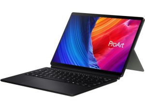 Лаптоп Asus ProArt PZ13 HT5306QA-LX002W,Qualcomm Snapdragon X Plus X1P 42 100 NPU up to 45TOPS),13.3 " WQXGA+(WQ+) 2880X1800 16:10 ,DDR5 16 GB (8*2), 1TB PCIEG4,Qualcomm Adrenoi GPU WiFi 6e, Windows 11 ,Nano Black