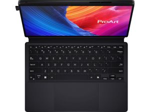 Лаптоп Asus ProArt PZ13 HT5306QA-LX002W,Qualcomm Snapdragon X Plus X1P 42 100 NPU up to 45TOPS),13.3 " WQXGA+(WQ+) 2880X1800 16:10 ,DDR5 16 GB (8*2), 1TB PCIEG4,Qualcomm Adrenoi GPU WiFi 6e, Windows 11 ,Nano Black