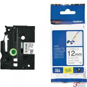 Консуматив Brother TZe-FX231 Tape Black on White, Flexible ID, 12mm, 8m