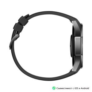 Часовник Huawei Watch GT5 Pro Vili-B29F, 1.43", Amoled, 466x466, PPI 326, BT5.2, BLE/BR/EDR, 524mAh, 40-meter free diving, HUAWEI TruSense System, ECG analysis, Battery life up to 14 days, Compatible with iOS and Android devices, Black Fluoroelastomer