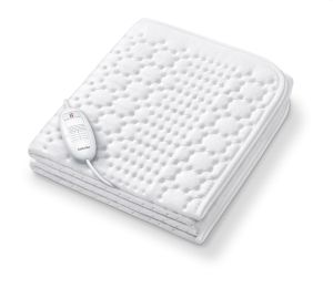 Термоподложка Beurer TS 19 Compact Heated Underblanket; Breathable; 3 temperature settings; Illuminated temperature settings; Removable switch; Washable on 30°; Oko-Tex 100; BSS; 130(L)x75(W) cm