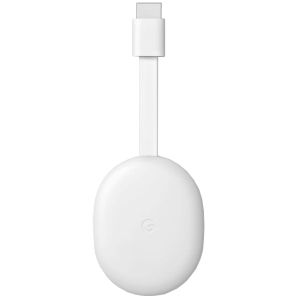 Мултимедиен плеър Google Chromecast with Google TV, HDMI,4K, Бял