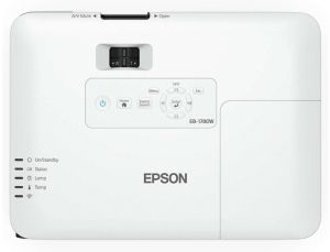 Мултимедиен проектор Epson EB-1780W, 3LCD, Ultra mobile, WXGA (1280 x 800), 16:10, 3 000 lumen, 10 000 : 1, VGA, HDMI, Wireless LAN, 1.77 kg, Carrying Case, 24 months