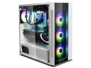 DeepCool кутия Case ATX MATREXX 55 WHITE V3 ADD-RGB WH 3F