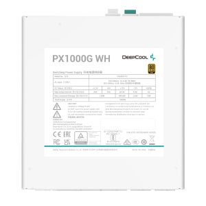 DeepCool захранване PSU ATX 3.0 1000W Gold - PX1000-G White