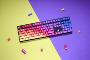 Капачки за механична клавиатура Ducky Afterglow, 108-Keycap Set ABS, Double-Shot, US Layout