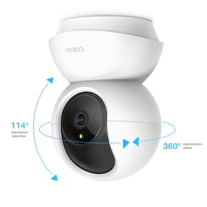 Охранителна WiFi камера TP-Link Tapo C200, 360°, Pan/Tilt