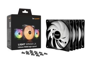 be quiet! Fan Pack 3-in-1 3 x 120mm - LIGHT WINGS LX 120mm PWM high-speed Triple-Pack