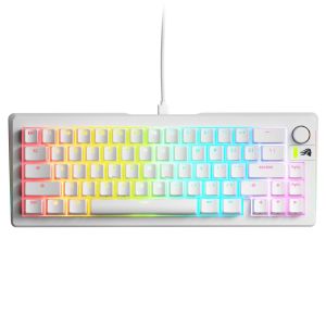 Gaming Mechanical keyboard Glorious GMMK 3 65% White - Fox HE Switches