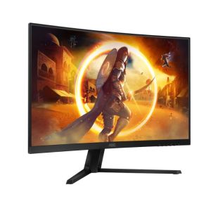 Монитор AOC CQ32G4VE, 31.5" Curved 1500R, Fast VA WLED, 2560x1440@180 Hz, 1ms GtG, 0.5ms MPRT, 300 cd/m2, 3500:1, 80M:1 DCR, Adaptive Sync, Flicker Free, Low Blue Light, Tilt, 2xHDMI, DP 