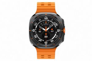 Часовник Samsung L705 Galaxy Watch Ultra, 47mm, LTE Orange Band, Titanium Gray