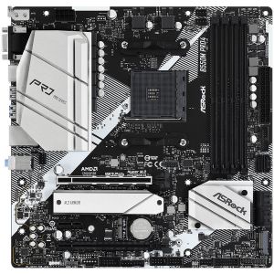 ASROCK Main Board Desktop B550M PRO4 (AM4, 4xDDR4,2xPCIe x16,2xPCI Ex1, 6 SATA3 , M.2, DP,HDMI,D-Sub, USB 3.2, mATX retail)