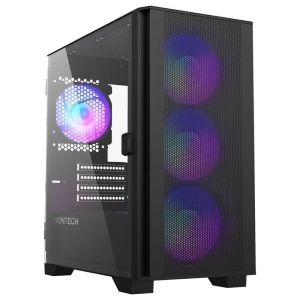 Кутия MONTECH AIR 100 ARGB, TG, Micro-ATX, Черна