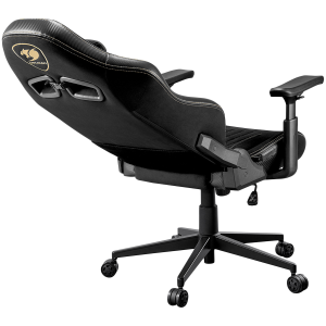 COUGAR Gaming chair Explore Royal F, Breathable Velvet Fabric + Breathable PVC Leather, Adjustable Design, Enhanced Ergonomics, 3D Hyperrotation Armrests, Recliner system 90°~155°