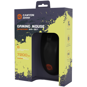 CANYON mouse Shadder GM-321 RGB 6buttons Wired Black