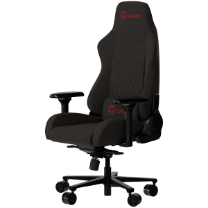 LORGAR Ace 422, Gaming chair, Anti-stain durable fabric, 1.8 mm metal frame, multiblock mechanism, 4D armrests, 5 Star aluminum base, Class-4 gas lift, 75mm PU casters, Black + red
