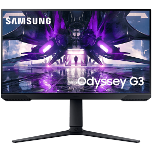 Monitor LED Samsung LS27AG322NUXEN Odyssey G32A, 27" FHD FLAT 16:9 (1920x1080) VA 165Hz, 250 cd/㎡, 3000:1, 1ms (MPRT), 178/178, FS Premium, 1xDP 1xHDMI, 3.5 Jack, Tilt/HeightAdj, VESA 100x100, 2Y