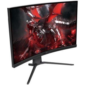 Monitor curbat pentru jocuri MSI G272CQP, 27" 170Hz, 4K WQHD (2560x1440) 16:9, VA Anti-reflecție, curbă 1000R, 1 ms, 300 nits, 3000:1, 178°/178°, DP Sincronizare, 1x Adaptabil 2x HDMI, 1xType-C, 3 ani garanție