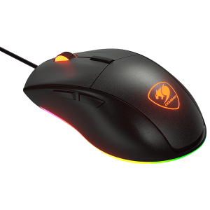 COUGAR Minos EX, Gaming Mouse, PAW3309 Optical gaming sensor, RGB Lightning, 6400 DPI, 1000Hz Poling rate, 20M gaming switches, 1.8m Cable length, 89g.