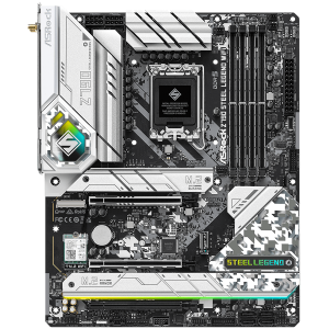 ASROCK MB Desktop Z790 Steel Legend (S1700, 4x DDR5, 1x PCIe 5.0 x16, 1x PCIe 4.0 x16, 1x PCIe 3.0 x1, 4x Hyper M.2, 1x Blazing M.2, 8x SATA3, 2x USB-C, 16x USB 3.2, 5x USB 2.0, 1x RJ-45 2.5GB Lan, 802.11ax Wi-Fi 6E Module, 1x HDMI, 1x DP, ATX