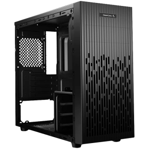 DeepCool MATREXX 30 Mini Tower Case, Mini-ITX / Micro-ATX / ATX , 2xUSB2.0, 1xUSB3.0, 1xAudio, 1xMic, 1x120mm Pre-Installed Black Fan, ABS + SPCC + Tempered Glass, Mesh Panel DP-MATX-MATREXX30