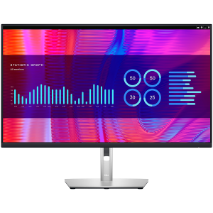 Dell Monitor LED Professional P3223DE, 31.5", QHD 2560x1440, 16:9 60Hz, IPS AG, ComfortView Plus, Flicker Free, 350 cd/m2, 1000:1, 178/178, 8ms/5ms, HDMI, DP, DP output, USB-C Daisy Chain, 4x USB 3.2, LAN, Height, Pivot, Swivel, Tilt adjustable, 3Y