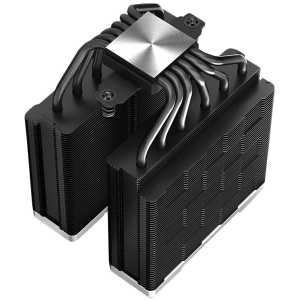 DeepCool AK620 Zero Dark, răcitor de aer pentru procesor, ventilator 1x120 mm FK120 PWM FDB, ARGB, 6 conducte de căldură, rulment dinamic fluid, LGA2066/2011-v3/2011/1700/1200/1151/1150, AMD355, AMD3555 -AK620-BKNNMT-G-1