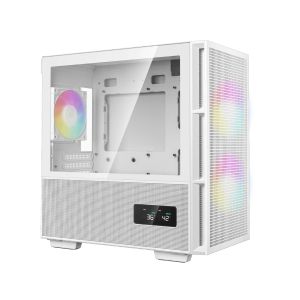 DeepCool кутия Case mATX - CH360 DIGITAL WH