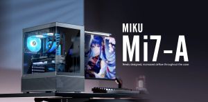 Caseta 1stPlayer Case ATX - MIKU Mi7-A White - Ventilatoare inversate incluse