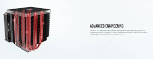 Montech METAL DT24 PREMIUM, CPU Cooler, 270W TDP, Dual Tower, ARGB, Black