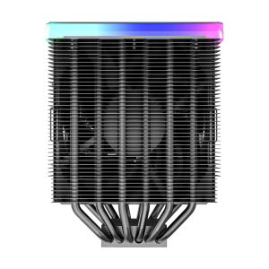 Montech METAL DT24 PREMIUM, CPU Cooler, 270W TDP, Dual Tower, ARGB, Black
