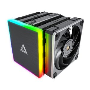 Montech METAL DT24 PREMIUM, CPU Cooler, 270W TDP, Dual Tower, ARGB, Black