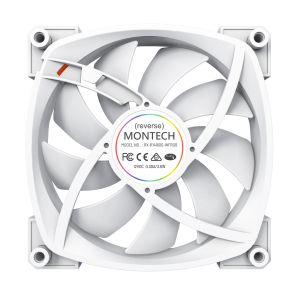 Montech вентилатор RX140 PWM, REVERSE Fan, 140mm, ARGB, White