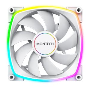 Montech AX140 PWM, Fan 140mm, ARGB, White