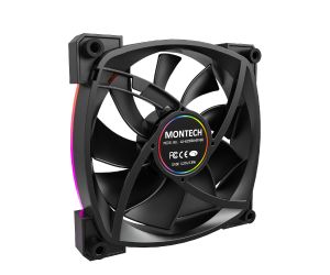 Montech AX120 PWM, Fan 120mm, ARGB, Black