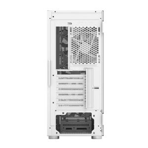 Montech кутия X3 GLASS, Mid-tower Case, TG, 6 fixed RGB Fans, White