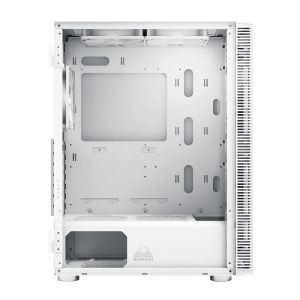 Montech кутия X3 GLASS, Mid-tower Case, TG, 6 fixed RGB Fans, White