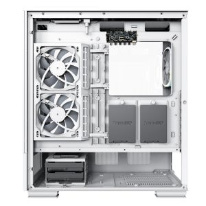 Cutie Montech SKY TWO, carcasă turn mijlociu, TG, ventilatoare ARGB 4x120 mm, alb