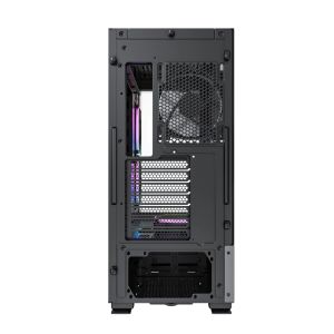 Cutie Montech SKY TWO, carcasă turn mijlociu, TG, ventilatoare ARGB 4x120 mm, negru