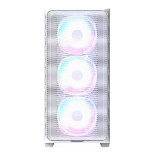 Montech кутия AIR 903 MAX, Mid-tower, TG, 4x140mm Fans, ARGB, White