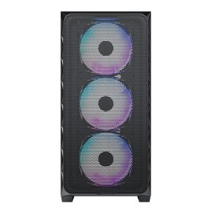 Montech кутия AIR 903 MAX, Mid-tower, TG, 4x140mm Fans, ARGB, Black