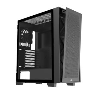 Montech кутия AIR 1000 LITE, Mid-tower Case, TG, 3x120mm Fans, Black