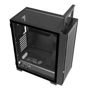 Montech кутия AIR 1000 LITE, Mid-tower Case, TG, 3x120mm Fans, Black