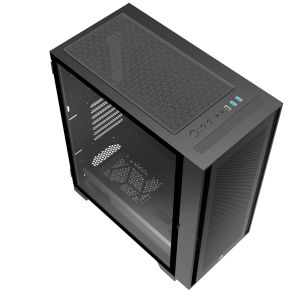 Montech кутия AIR 1000 LITE, Mid-tower Case, TG, 3x120mm Fans, Black