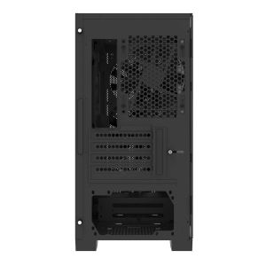 Montech кутия AIR 100 ARGB, Micro ATX Case, TG, 4x120mm ARGB Fans, Black