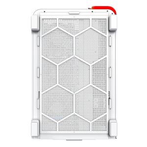 Cutie Montech KING 95 Pro, carcasă cu două camere, 6 ventilatoare ARGB, 2 panouri frontale, alb